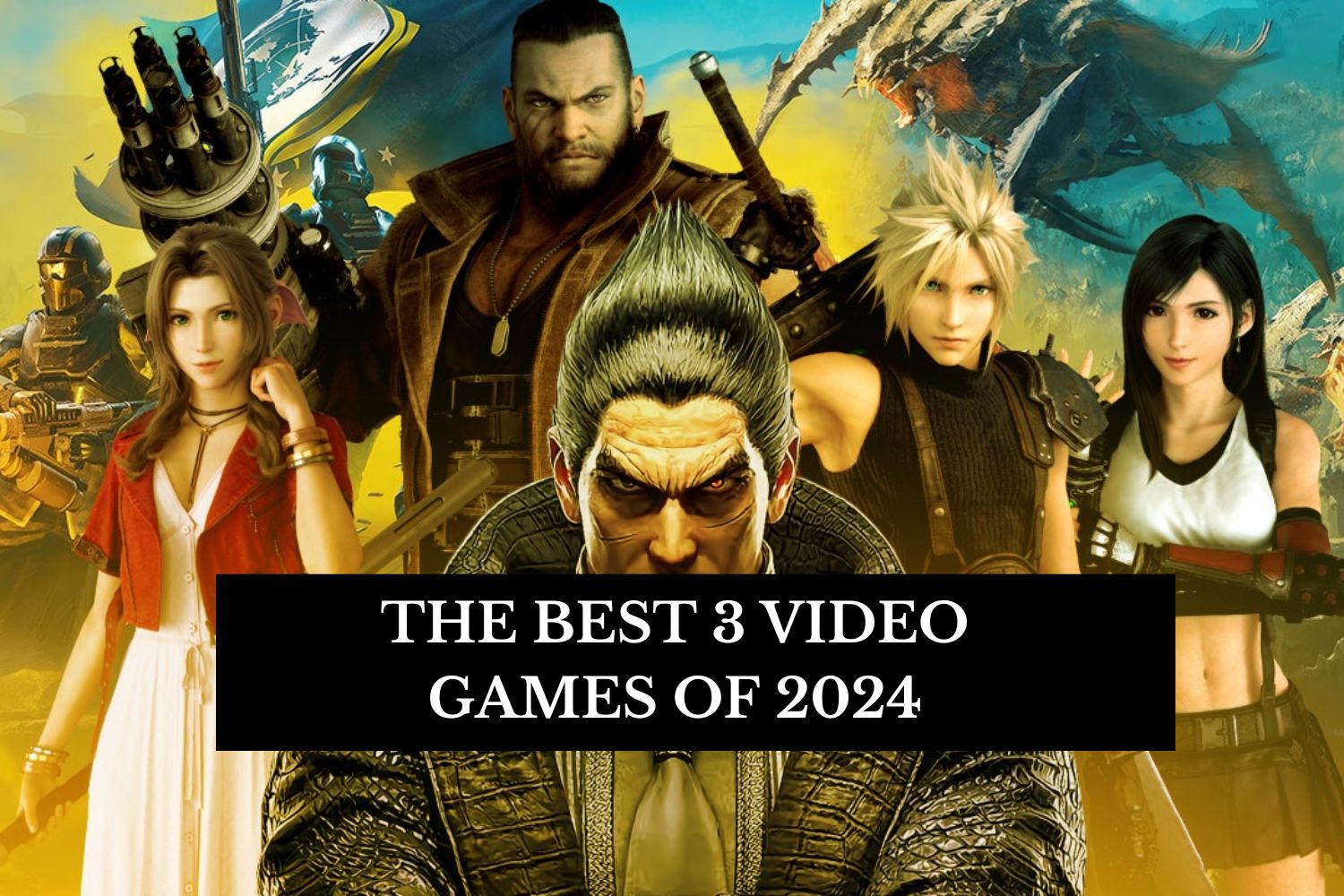 The best 3 video games of 2024